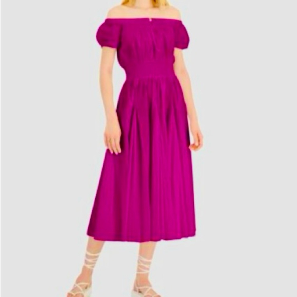 NEW! On or off shoulder midi